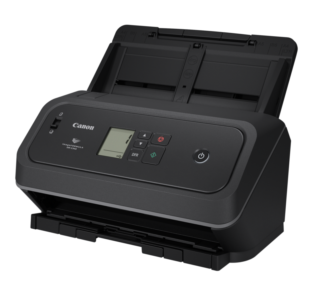 DR-C350 Document Scanner angled